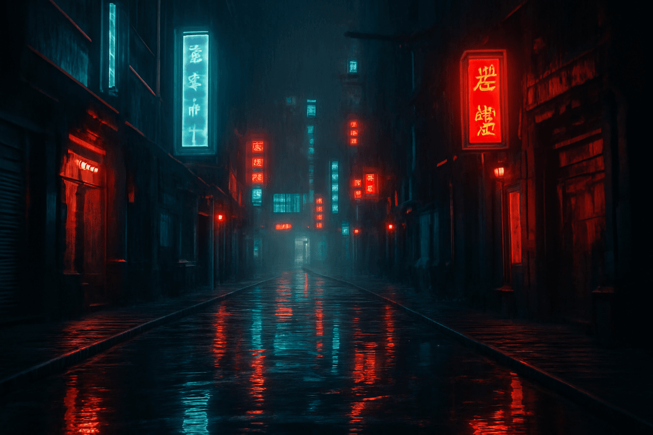 Prompt: Prompt tạo video Sora: Thành phố tương lai phong cách Blade Runner