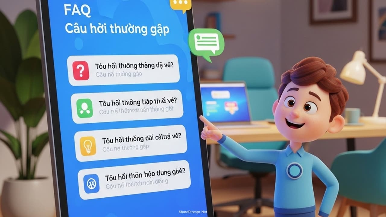 Prompt: Prompt tạo bộ câu hỏi FAQ onboarding khách hàng hiệu quả